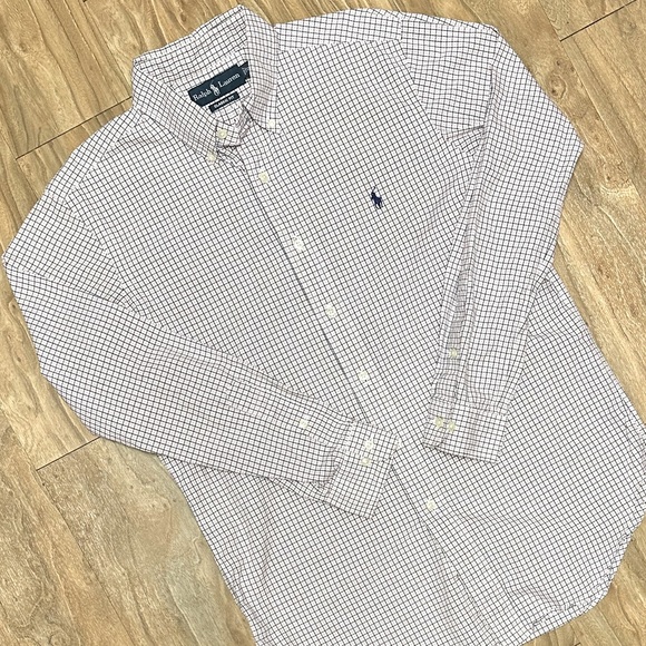 **POLO RALPH LAUREN** checked button down SIZE 15 32/33 - Picture 3 of 5